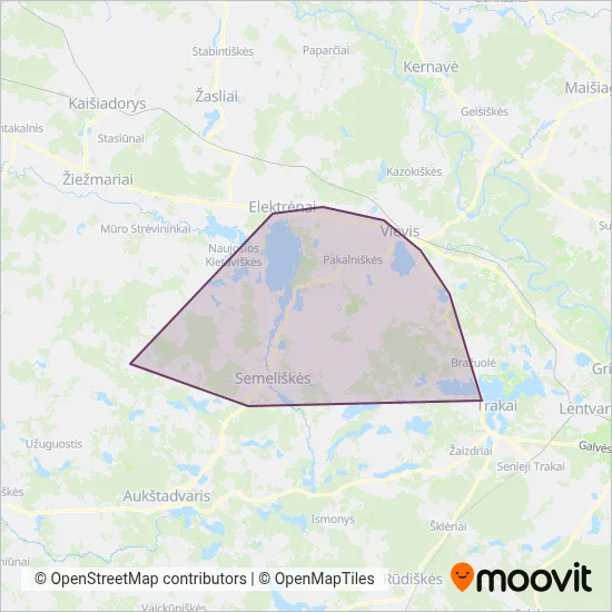 Elektrėnų sav. coverage area map
