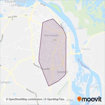 Coochofal coverage area map
