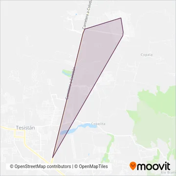 Servicio Express coverage area map