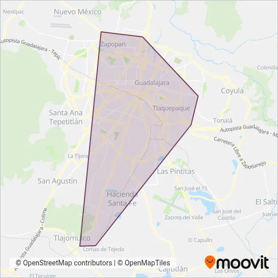SITEUR (Rail) coverage area map