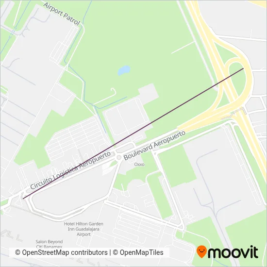 Mi Transporte Eléctrico coverage area map