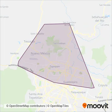 SITREN coverage area map