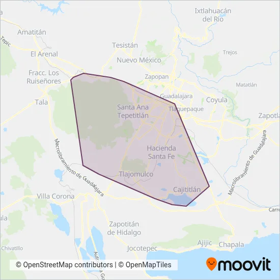 RIVER coverage area map