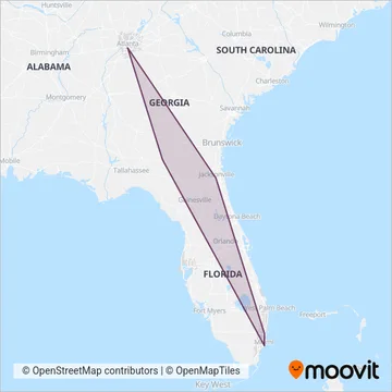 FlixBus-us coverage area map