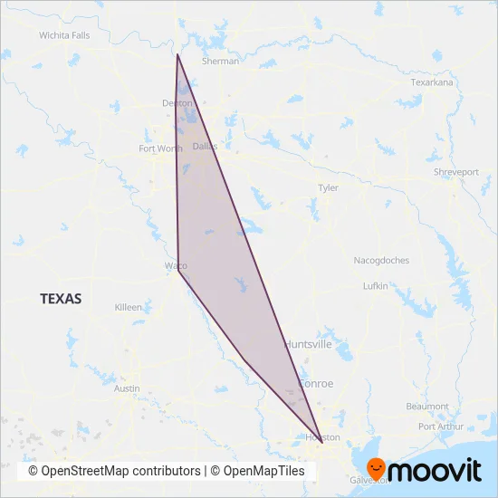FlixBus-us coverage area map