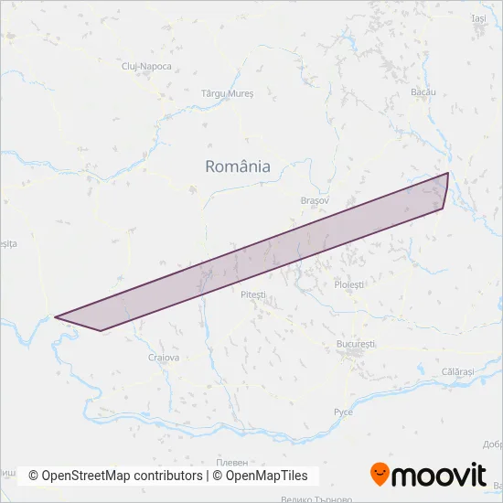 Astra Trans Carpatic coverage area map