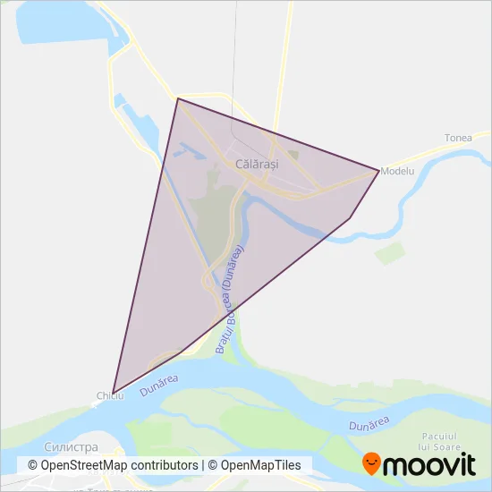 Alitrans Călărași coverage area map