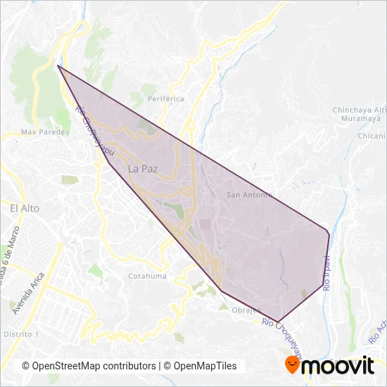 Sindicato Litoral coverage area map