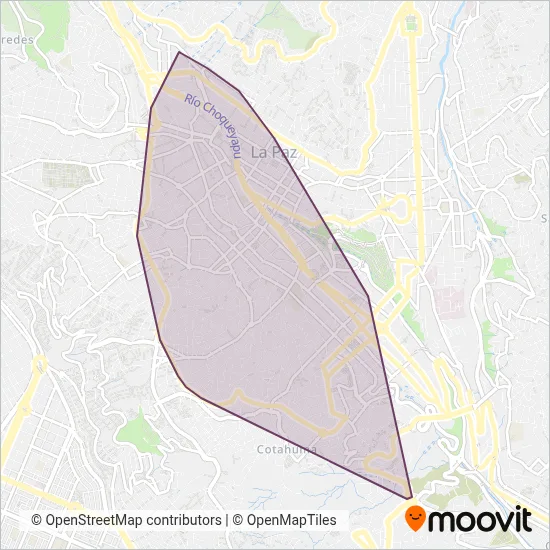 Sindicato Eduardo Avaroa coverage area map