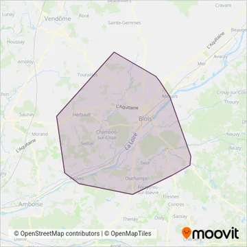 Azalys coverage area map