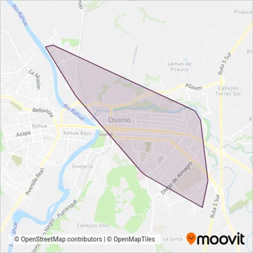 Administradora Francke Ltda. coverage area map