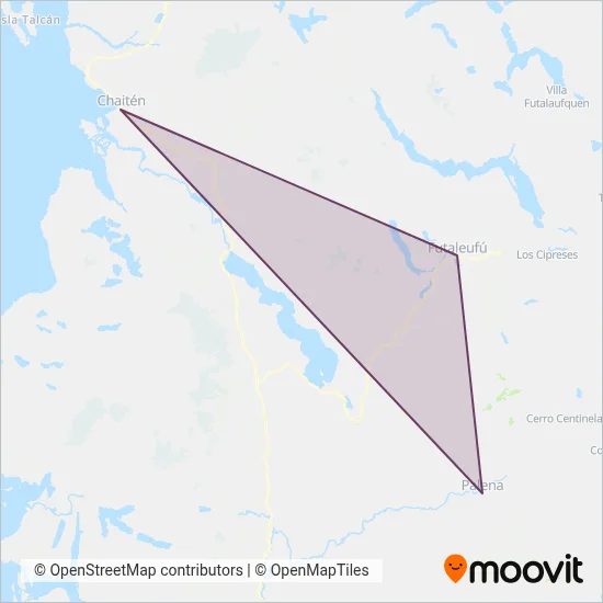 Cumbres Nevadas coverage area map