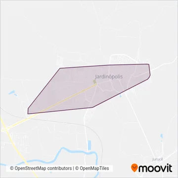 Prefeitura Municipal de Jardinópolis coverage area map