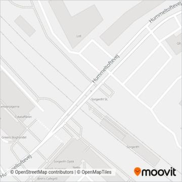 DSB S-tog dækningsmap