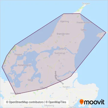 NT (Bus) coverage area map