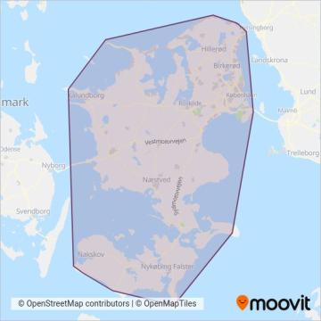 Movia dækningsmap