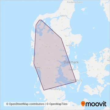 GoCollective (Rail) coverage area map