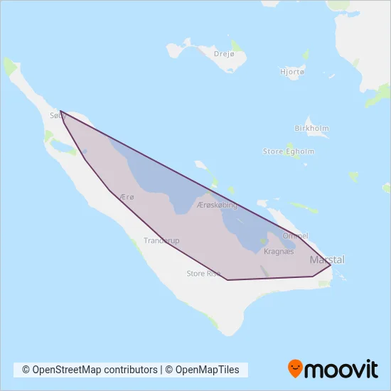 Ærø Kommune dækningsmap