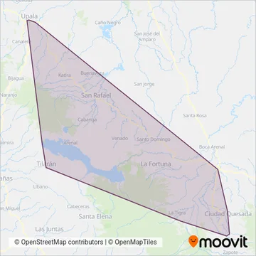 Transpisa Limitada coverage area map