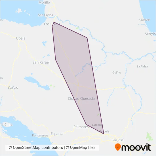 Chilsaca coverage area map