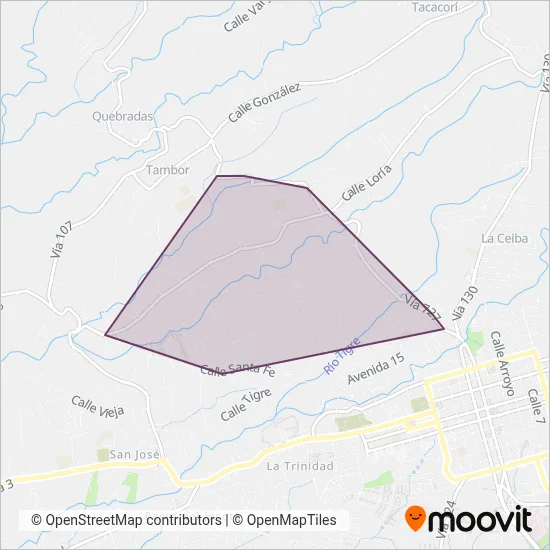 Autotransportes Lopez S.A. coverage area map