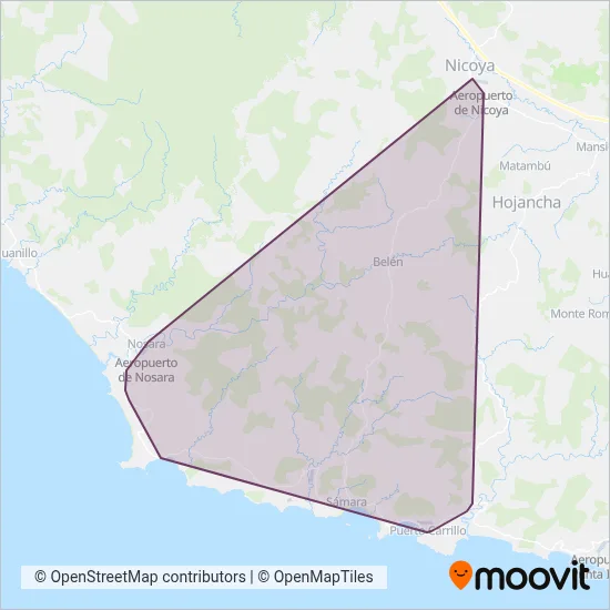 TRAROC coverage area map