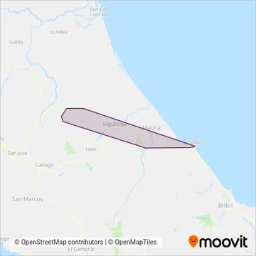 TRACASA coverage area map
