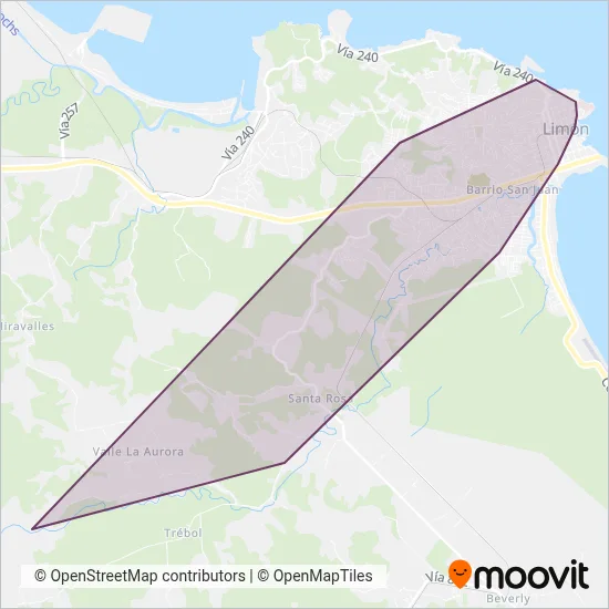 Tracasa S.A. coverage area map
