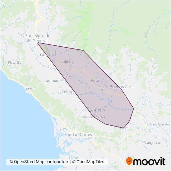 Gafeso S.A. coverage area map