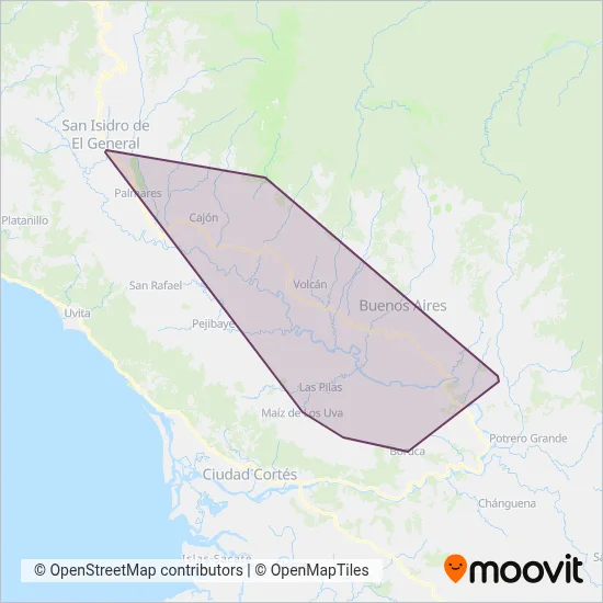 Gafeso S.A. coverage area map