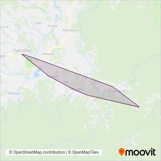 Mapa del área de cobertura de Madriz Y Mata Sociedad Anonima