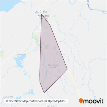 Servulo Virgilio Delgado Salazar coverage area map