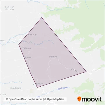 Transterrano Sociedad Anonima coverage area map