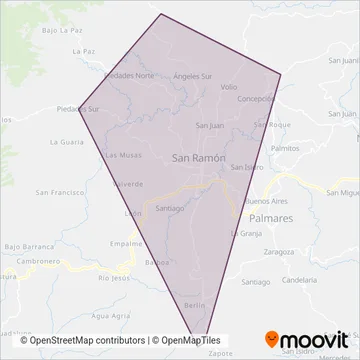 Coorporacion Cetosa Sociedad Anonima coverage area map
