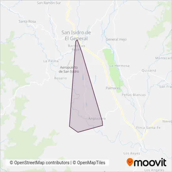 Barrantes Y Elizondo Limitada coverage area map