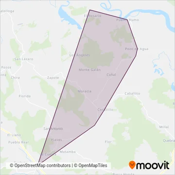 VTA coverage area map
