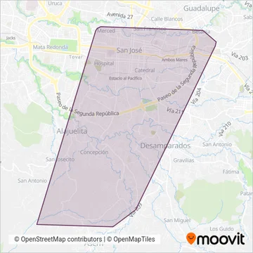 Lared LTDA coverage area map
