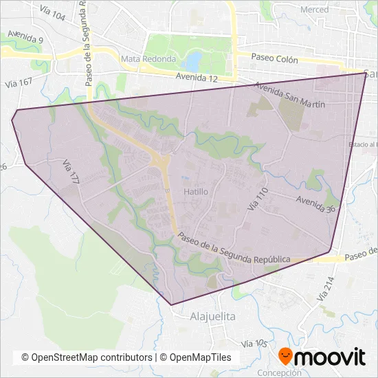 METROCOOP R.L. coverage area map