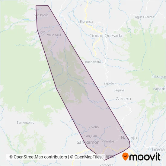 Compañía Carbachez e Hijos E.I.R.L. coverage area map