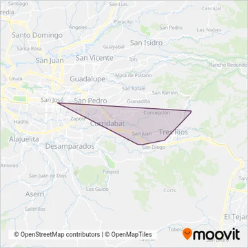 Magasoso de las Lomas del Sur coverage area map
