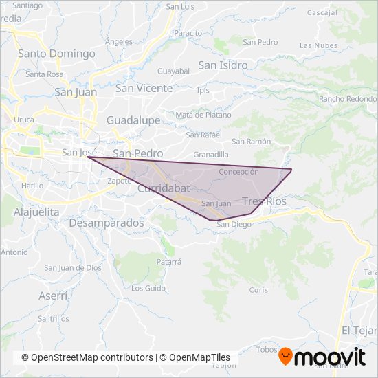 Magasoso de las Lomas del Sur coverage area map