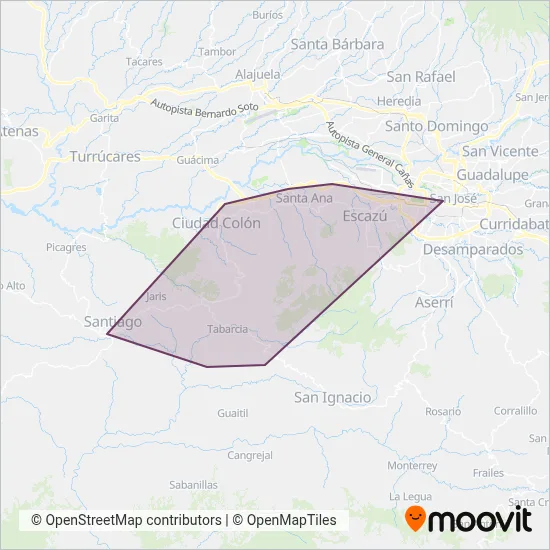 COMTRASULI LTDA coverage area map