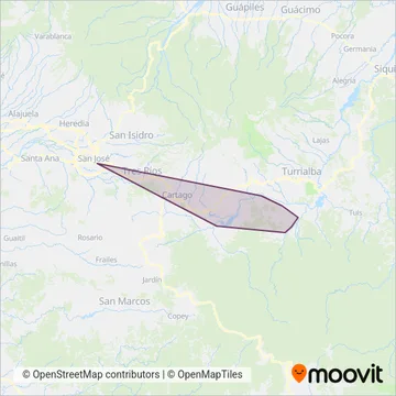 COOPEPAR coverage area map
