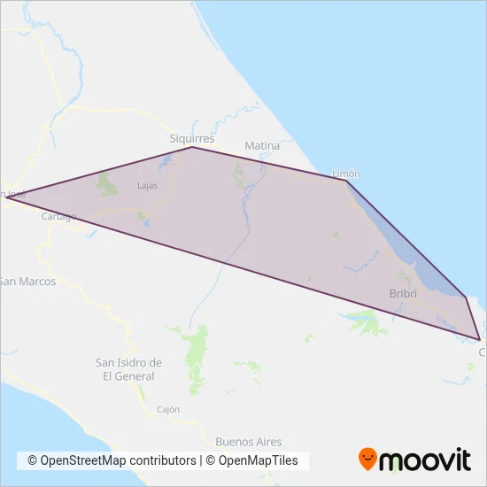 Autotransportes MEPE coverage area map