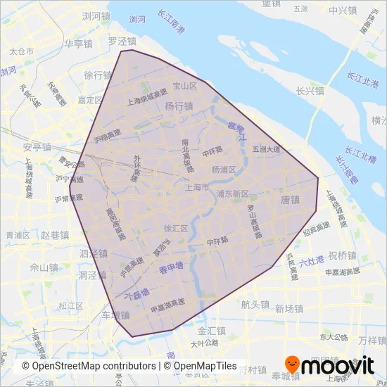 久事公交线路的覆盖范围