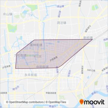 松江交通投资运营集团 coverage area map