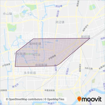 松江交通投资运营集团 coverage area map