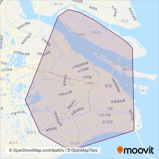 上海巴士线路的覆盖范围