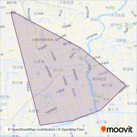 闵行客运线路的覆盖范围