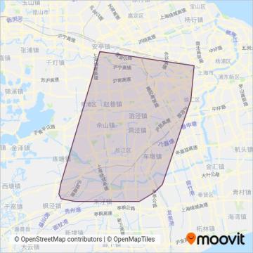 松江公交线路的覆盖范围